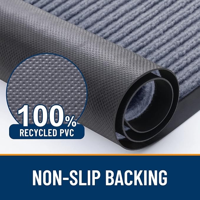 OLANLY Front Door Mat 29.5x17, Waterproof Heavy-Duty Indoor Outdoor Doormat | - Image 3