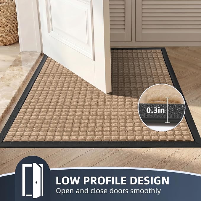 Front Door Mat Outside Entrance, Heavy Duty Waterproof Doormat | 31.5"x20" - Image 7