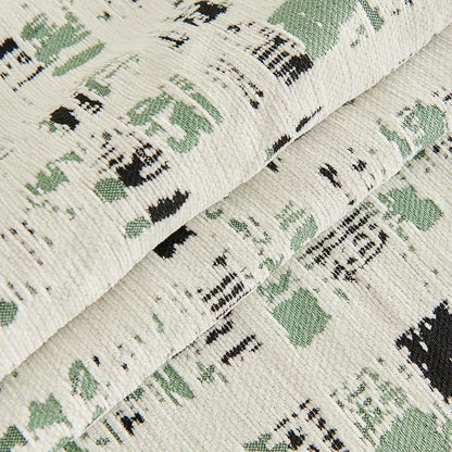 DREAMINGO Abstract Chenille Couch Cover Blanket Beige Green Black Boho Sofa - Image 6