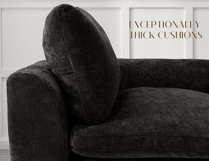 ohllob 110" U Shaped Couch, Cloud Sectional Couches - Image 4