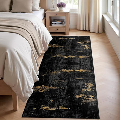 RELEANY Washable Runner 2'x8' Abstract Area Rug - Image 3