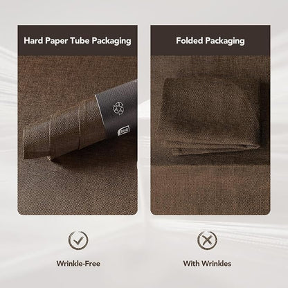 BALCONY & FALCON Faux Linen Placemats Set of 4 Washable Place Mats Heat - Image 6