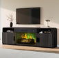 AMERLIFE 70" Fluted Fireplace TV Stand by AMERLIFE