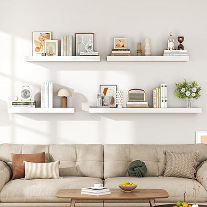 Dreamland 32" Floating Shelves for Wall, Wall-Mounted Shelves for Bedroom - Image 7