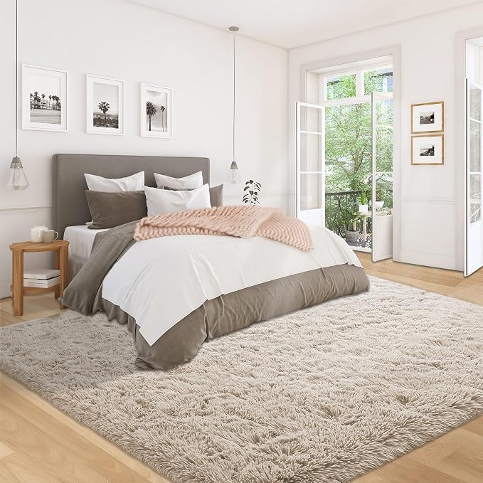 5x7 Area Rug for Living Room: Fluffy Shag Soft Washable Rugs Fuzzy Plush Indoor - Image 6