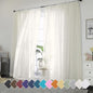 Chyhomenyc Ivory Sheer Curtains 96 Inch Length 2 Panels Set | Elegant, Light by Chyhomenyc