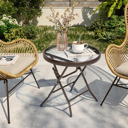 2 Pieces Outdoor Side Table - Image 5