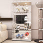 LFT HUIMEI2Y Glass Display Cabinet 4-Shelf by LFTHUIMEI2Y