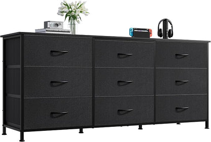 WLIVE 54''W Dresser for Bedroom, 65 inch TV, Wide Chest of Drawers by WLIVE