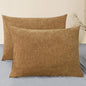 CaliTime Decorative Throw Pillow Covers 26 X 20 Inches Apricot Brown | Pack of 2 by CaliTime