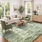 Ophanie Green and White Area Rugs by Ophanie
