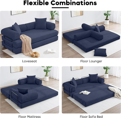 ZEIINPA Convertible Sleeper Sofa Bed - Image 7
