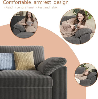 EASE MOOSE Oversized Sectional Modular Sofa, Large U Shape Sectional Couch Wide - Image 9