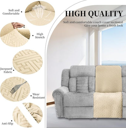 100% Waterproof Sectional Recliner Couch Covers - Image 5