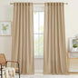 RYB HOME Linen Semi Sheer Curtains by RYBHOME
