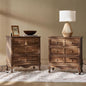 HULALA HOME 3-Drawer Nightstand by HULALAHOME