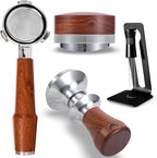 54mm Breville Espresso Machine Accessories Tamper Set Must Have Tools Kit/Bottomless Portafilter,54mm Calibrated Espresso Tamper, WDT, Espresso Distribution Tool 4pcs