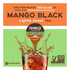 Promise Tea by Java House - Cold-Brewed Tea Concentrate Pods - Ethically Sourced - Mango Black Lightly Sweet Tea - Pack of 12