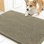 OLANLY Dog Door Mat for Muddy Paws 24x16, Super Absorbent Chenille Mud Mat | by OLANLY