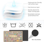 Fun Coffee Machine Mat-Espresso Tray for Coffee Bar Under Coffee Pot Mat, Coffee Maker Mat for Countertop, Dish Drying Mat, Coffee Mat, Absorbent Mat, Kitchen Counter Drying Pad