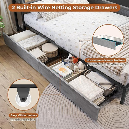 DICTAC Corner Bed Frame Twin XL - Image 7