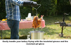 Artisan Griller BBQ Heat Resistant Insulated Smoker, Grill, Fryer, Oven, Brewing, Cooking Gloves