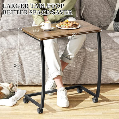 SRIWATANA Side Table, C-Shaped End Table - Image 7