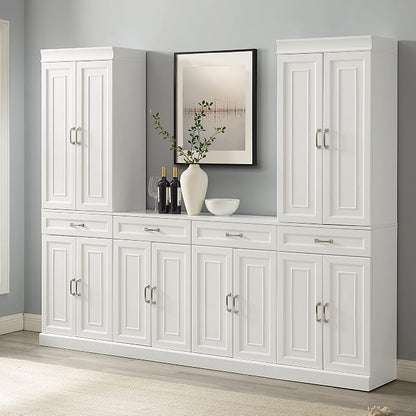 Crosley Furniture Stanton 3-Piece Traditional Sideboard Buffet Cabinet and - Image 2