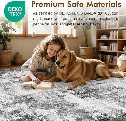 6x9 Ft Large Area Rugs for Living Room, Soft Non-Slip Washable Rugs Modern - Image 5