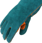 BEETRO 932℉ Heat Resistant Forge/Mig/Stick Welding Gloves for Oven/Grill/Fireplace/Furnace/Stove/Pot Holder/Wood Burner