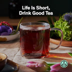 August Uncommon Painted Desert Black Tea – Spicy and Rich Blend with Notes of Mexican Chili, Cinnamon, and Dark Cocoa – Loose Leaf Tea Caffeinated for Daily Enjoyment in a Resealable Pouch (1.75oz)