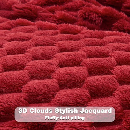 NEWCOSPLAY Fleece Clouds Cozy Twin Blanket - Image 5