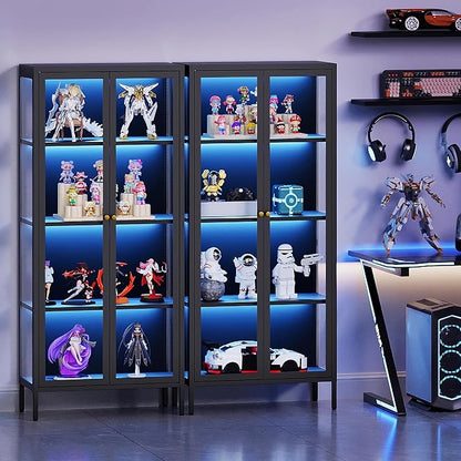 4-Tier Glass Display Cabinet - Image 7
