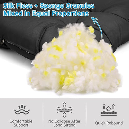 Adirondack Chair Cushion Waterproof Rocking Chair Cushion, Tufted High Back - Image 6