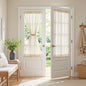 MYSKY HOME Linen French Door Curtains by MYSKYHOME