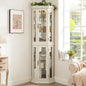 Glass Corner Display Cabinet by NALLBEIRRAA