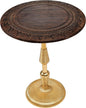 Side Tables-Hand Carved Vintage Boho Folding End Tables by TheWoodenTown