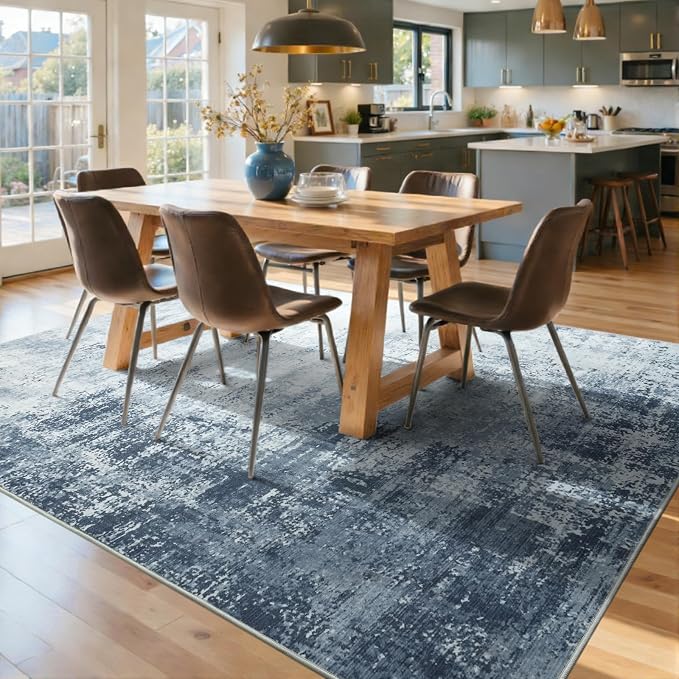 4x6 Ft Area Rugs for Living Room, Soft Non-Slip Washable Rugs Modern Abstract - Image 9
