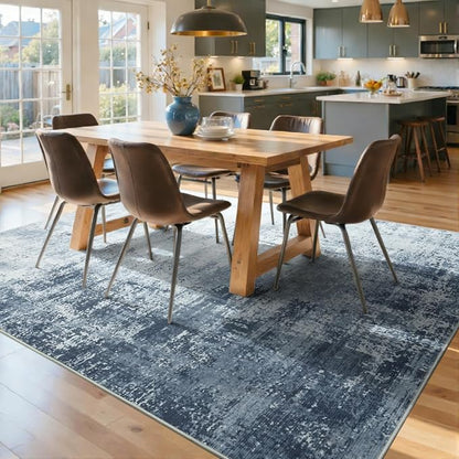 4x6 Ft Area Rugs for Living Room, Soft Non-Slip Washable Rugs Modern Abstract - Image 9