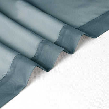 Chyhomenyc Stone Blue Sheer Curtains 78 Inches Long 2 Panels Set - Image 3