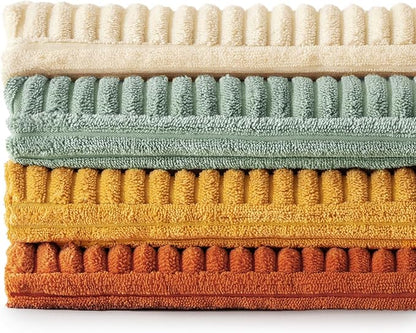 MIULEE Fall Teal-Orange Decorative Throw Pillow Covers 16x16 Inch Set of 4 Boho - Image 8