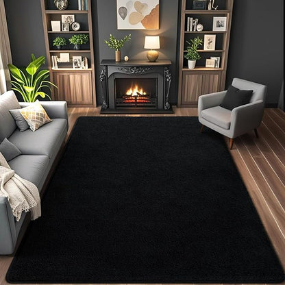 6x9 Area Rugs for Living Room Non Slip Dorm Bedroom Rug, Minimalist Washable - Image 2