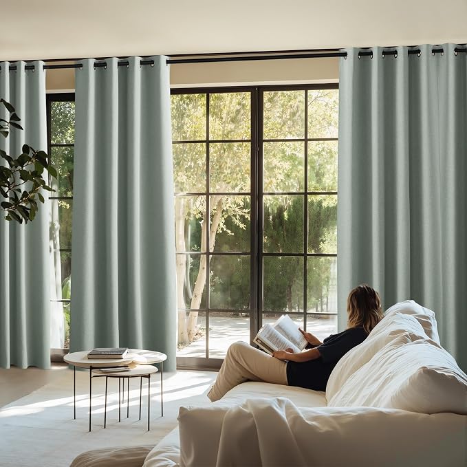 NICETOWN 100% Blackout Curtains 90 inches Length - Image 8