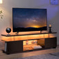 Cubehom Black TV Stand, Glass TV Stands by Cubehom