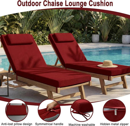 Outdoor Lounge Chair mat, 72 inches x 21 inches, Waterproof Chaise Lounge - Image 5