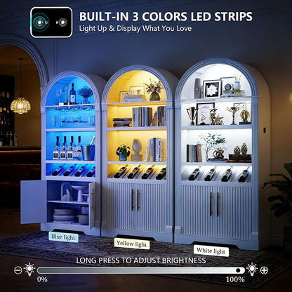 Vlsrka Arched Cabinet, Kitchen Pantry Cabinets - Image 3