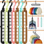 Magic Space Saving Hangers, 7 Pack Multi-Functional Closet Organizers and by HEYHOUSE
