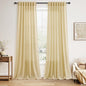 Cream Yellow Curtains 108 Inches Long by Nanspring