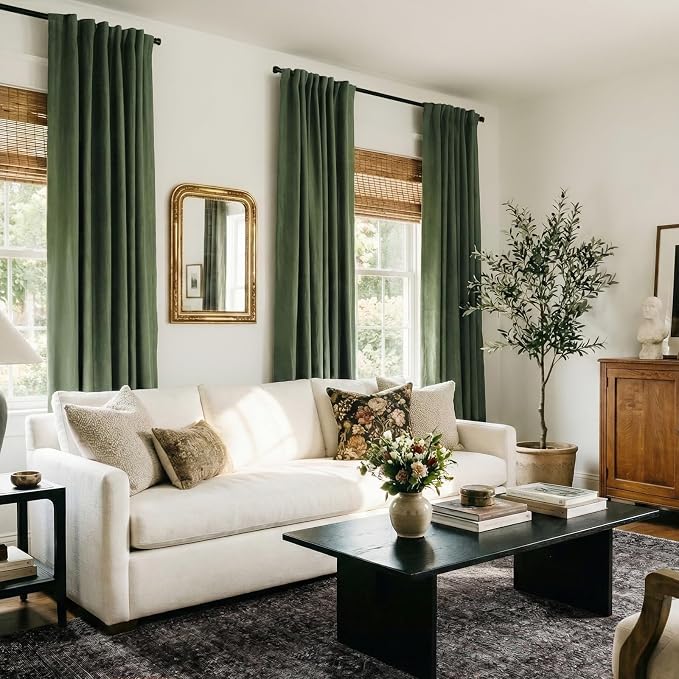 Faux Linen Total Blackout Curtains - Image 5
