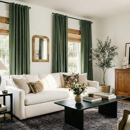 Faux Linen Total Blackout Curtains - Image 3